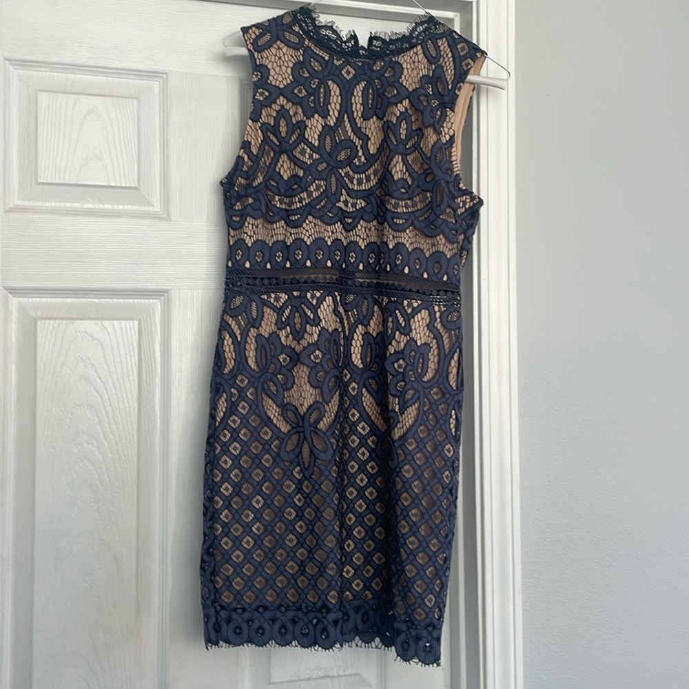 Blue lace Dress